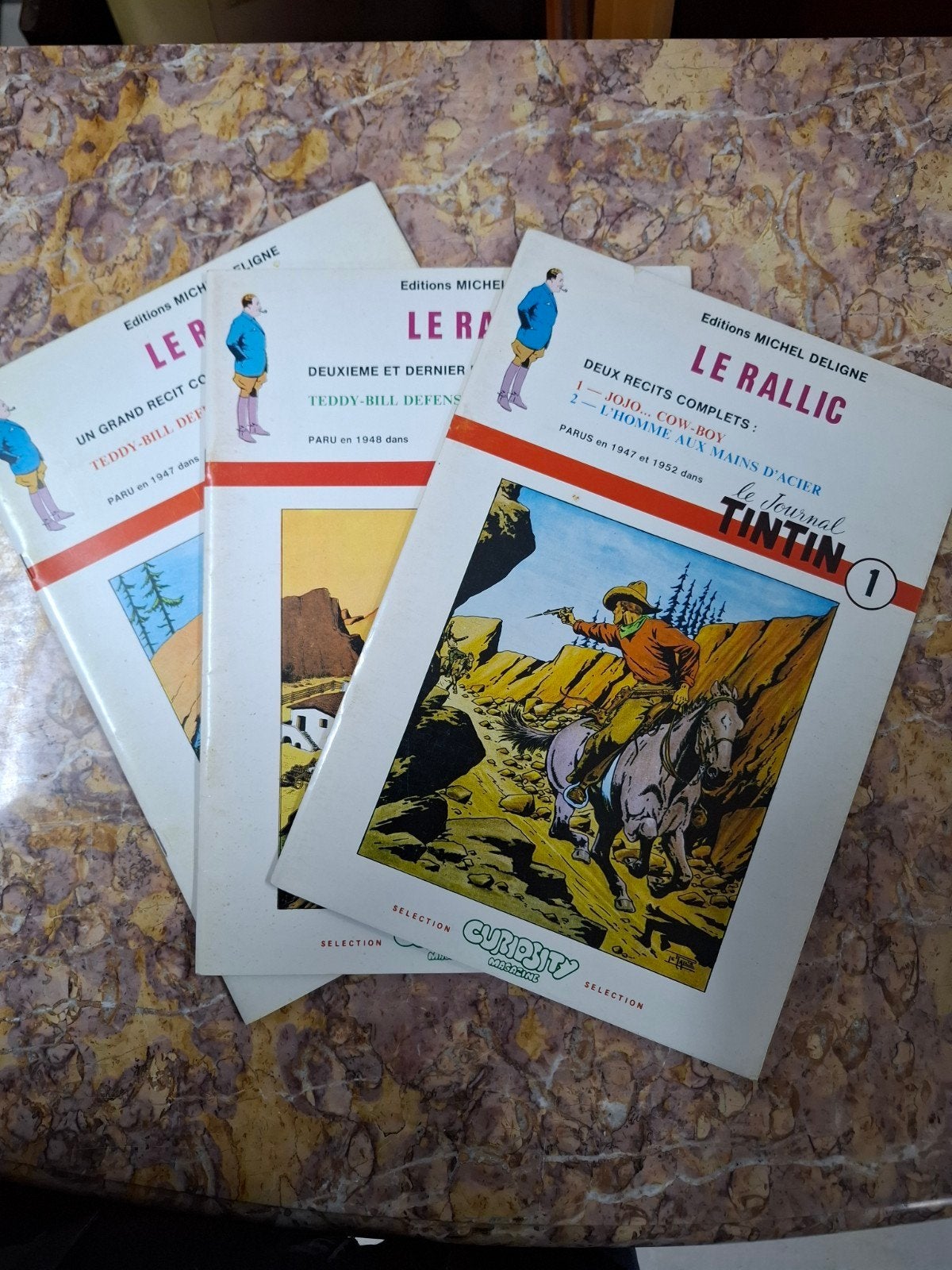 3x Le Rallic, éditions Michel Deligne, Ophalen of Verzenden