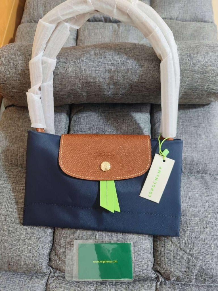 Sac à main Longchamp Le Pliage Original taille L, Bijoux, Sacs & Beauté, Envoi, Neuf, Bleu, Sac à main