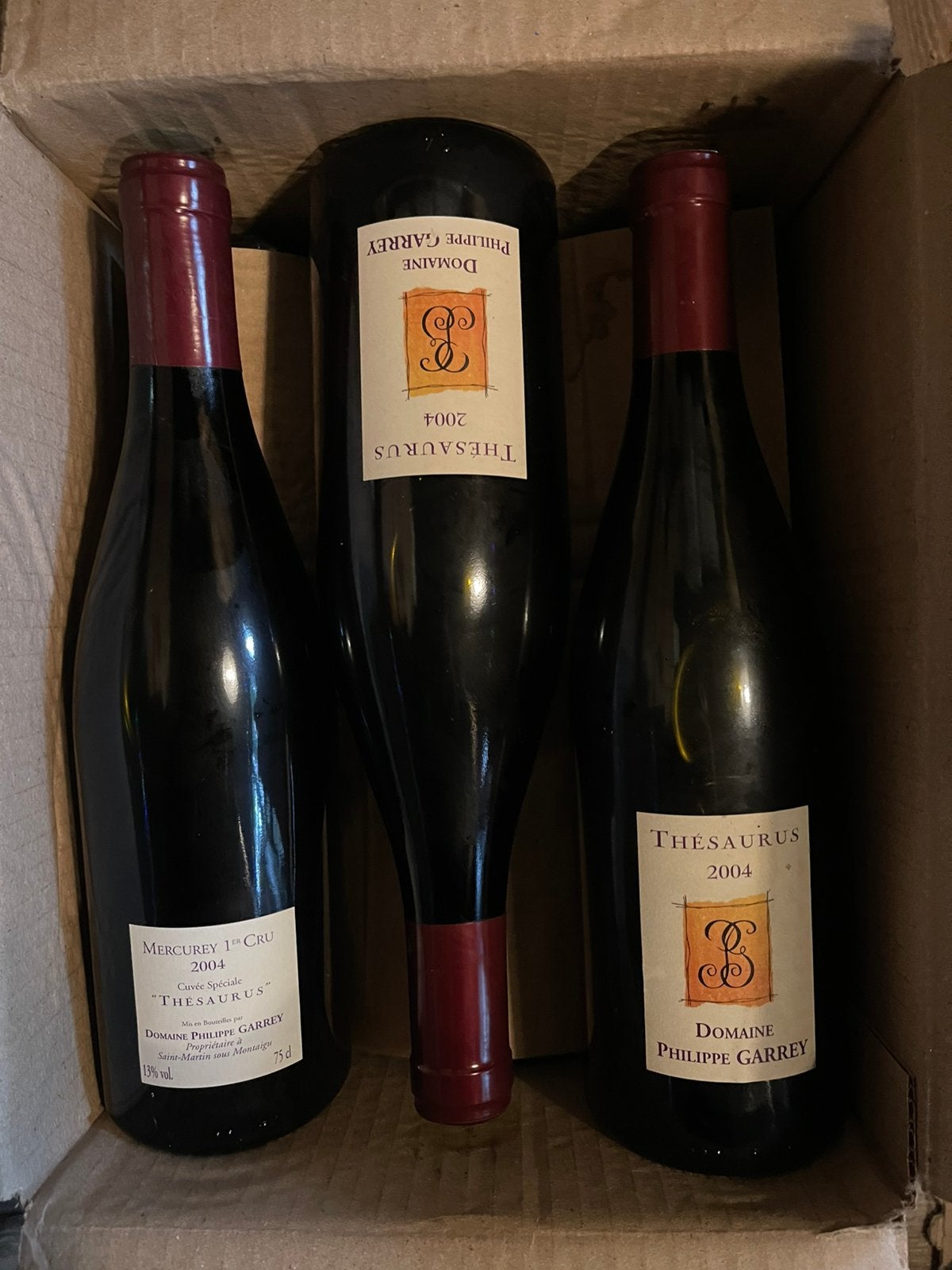 Mercurey 1er Cru "Thesaurus" 2004, Enlèvement, Comme neuf, Vin rouge