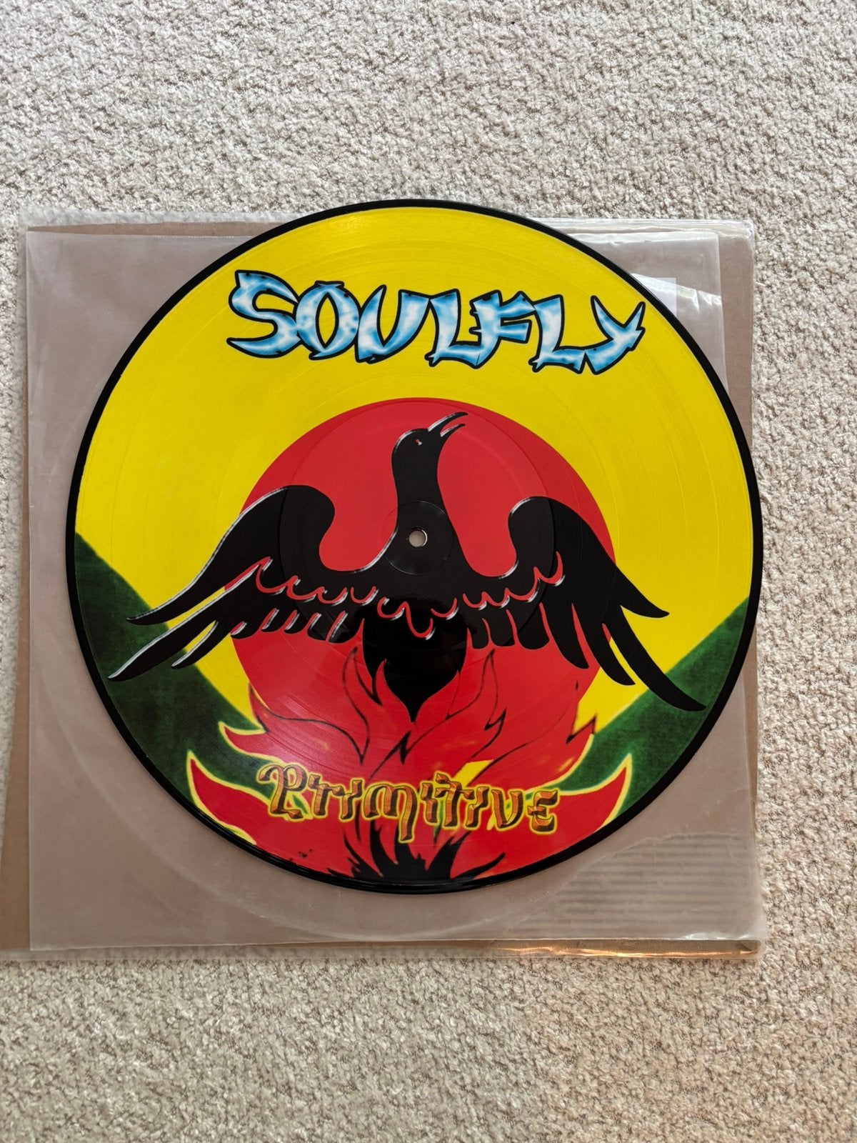 Lp soulfy - primitive picture disc 2000 1ste pers near mint!, Ophalen of Verzenden, Zo goed als nieuw
