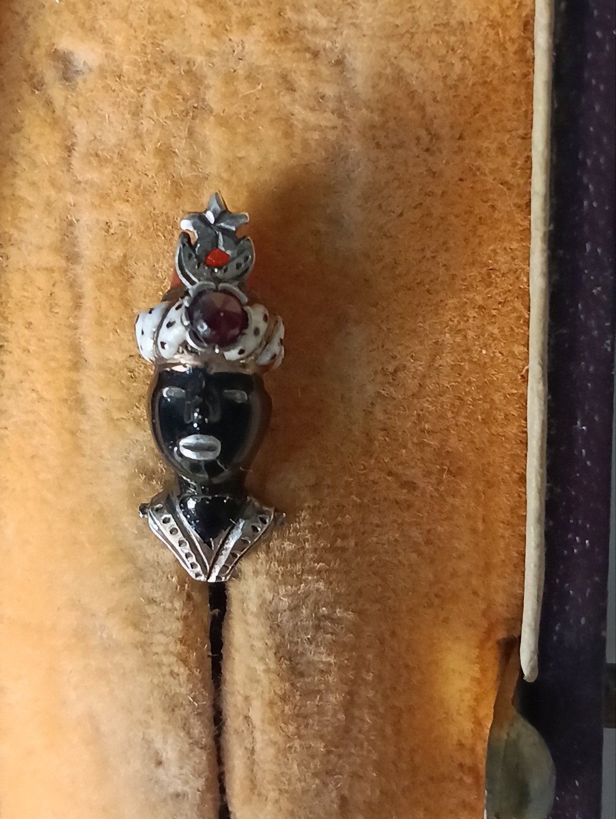 Pin broche blackamoor 19e eeuw, Ophalen of Verzenden
