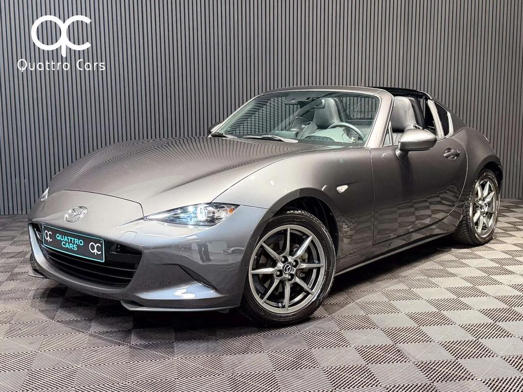 Mazda MX-5 RF MX-5 - 1.5i - Toit rigide - 1ere Main - Cuir -, Autos, Cuir, Argent ou Gris, Achat, Euro 6