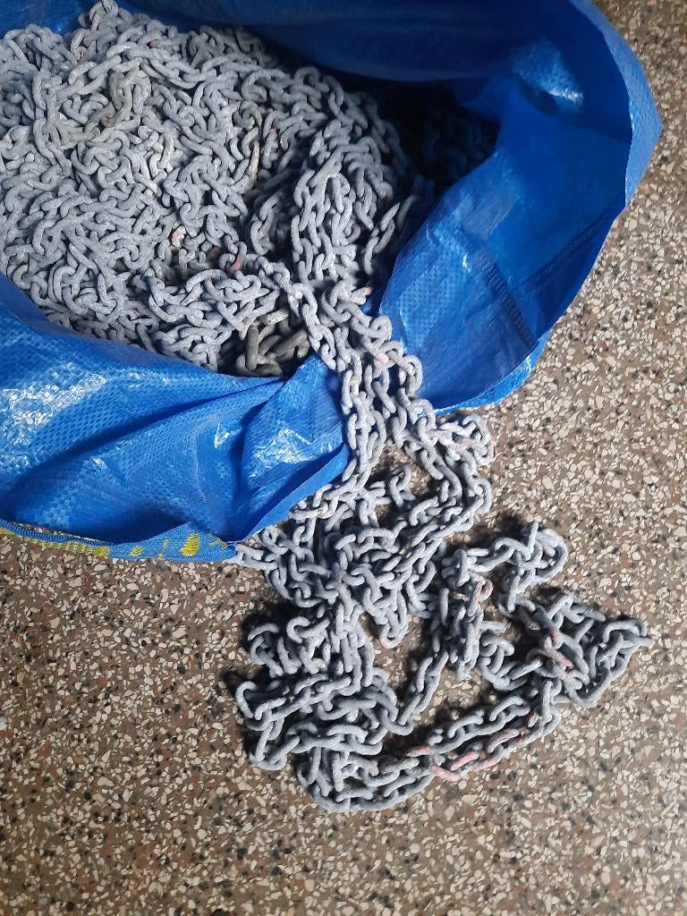 40 m Gegalvaniseerde 6 mm ankerketting, Watersport en Boten, Ophalen, Zo goed als nieuw, Overige typen