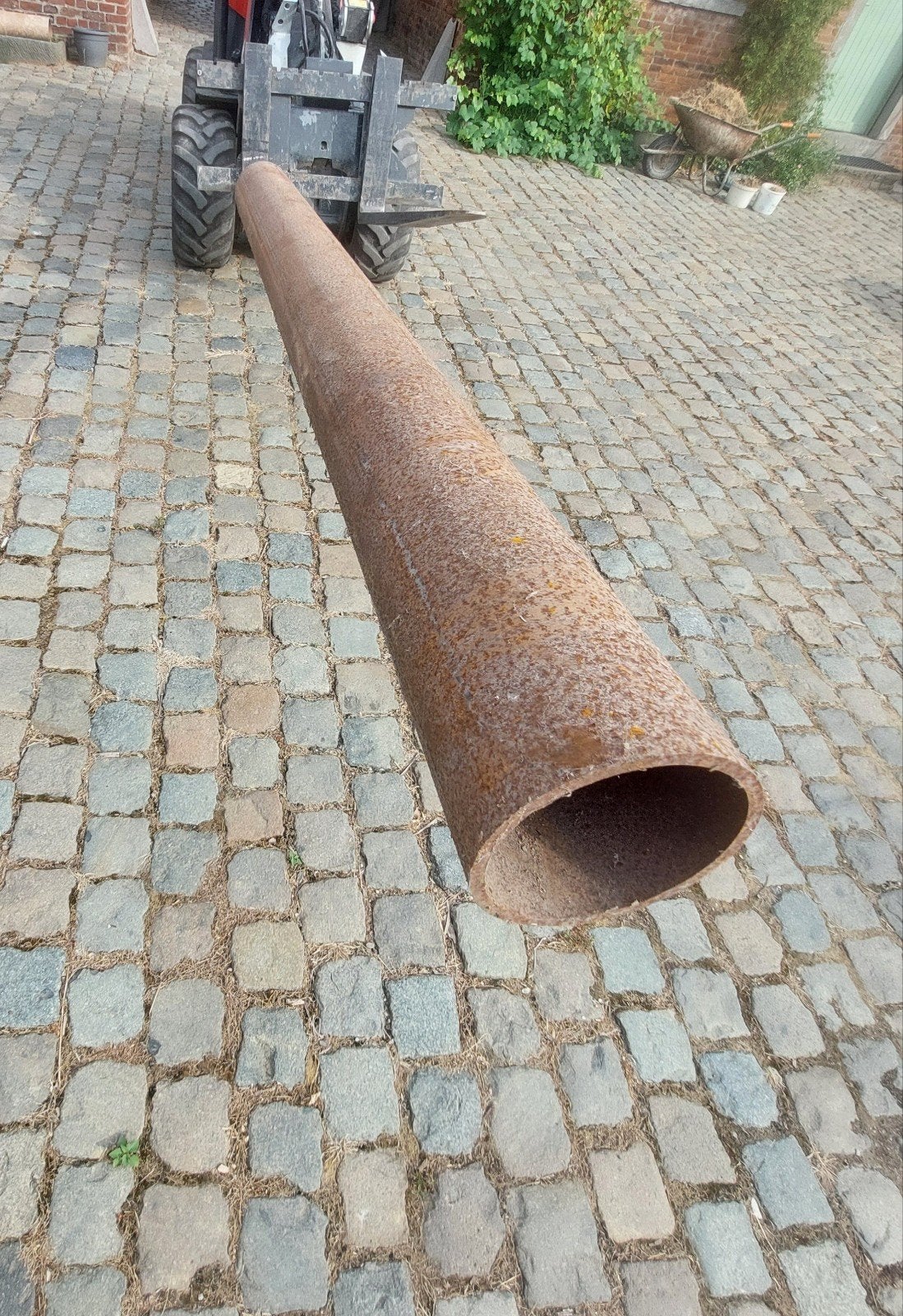 Stalen buis dia 20 cm, Bricolage & Construction, Tuyaux & Évacuations, Enlèvement