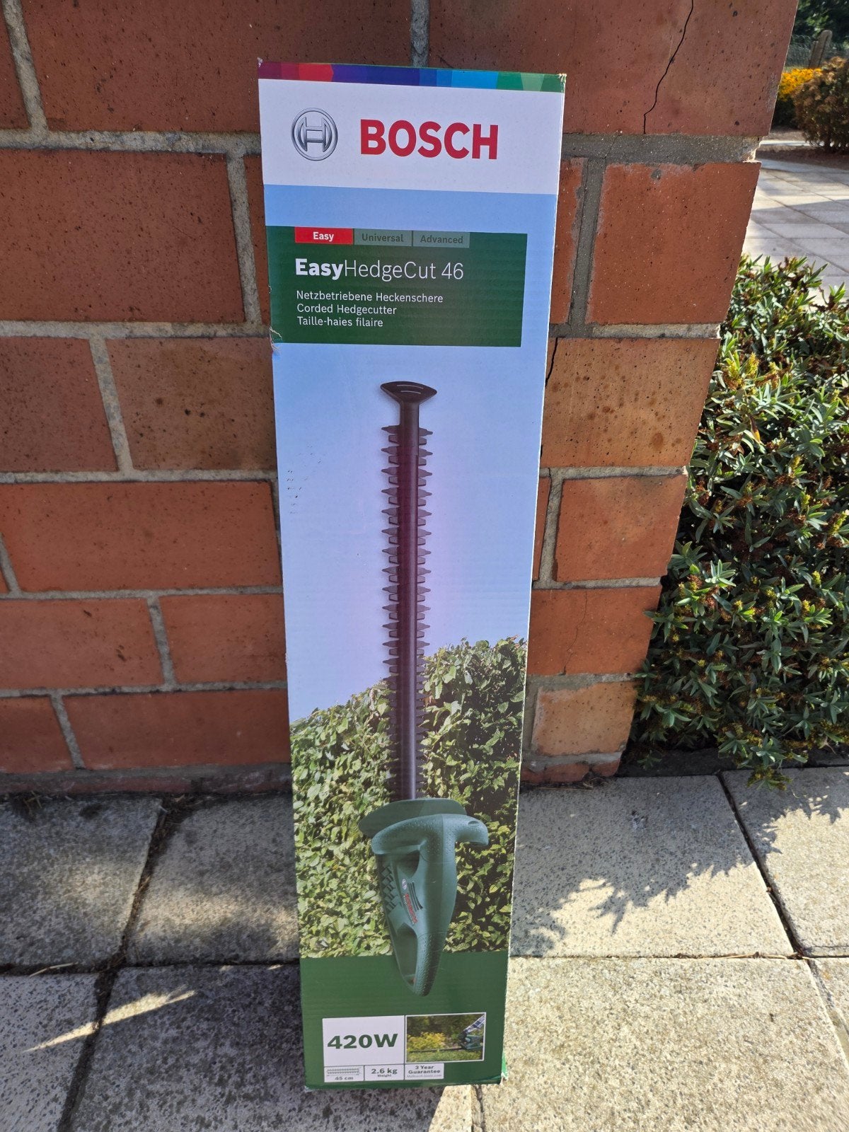Bosch Easy Hedge Cut 46, Tuin en Terras, Heggenscharen, Ophalen of Verzenden, Zo goed als nieuw, Elektrisch, Bosch