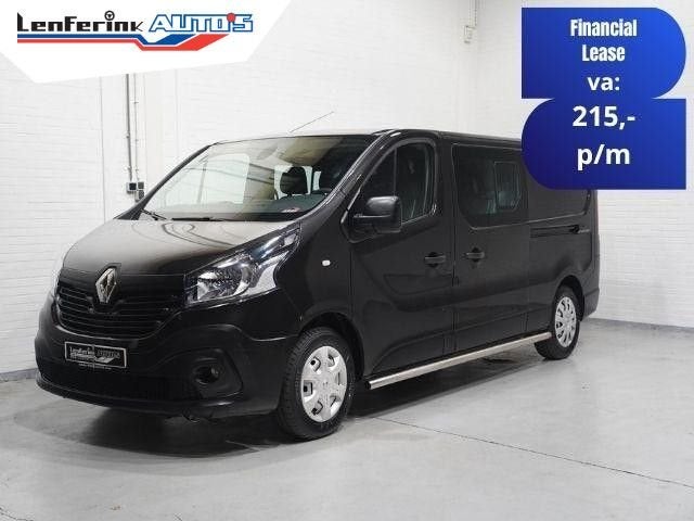 Renault Trafic 1.6 dCi 120 pk Dubbel Cabine 2x Schuifdeur, N, Auto's, 174 g/km, Renault, Zwart, Bedrijf