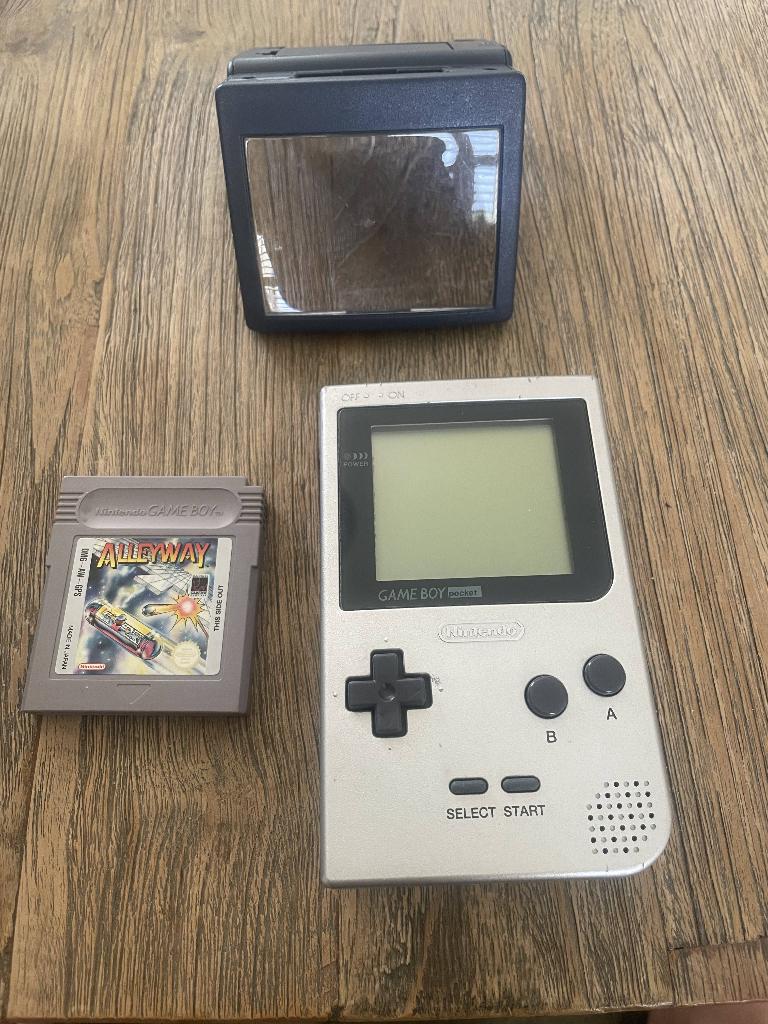 GAME BOY Pocket, Games en Spelcomputers, Spelcomputers | Nintendo Game Boy, Ophalen, Gebruikt, Game Boy Pocket, Met games
