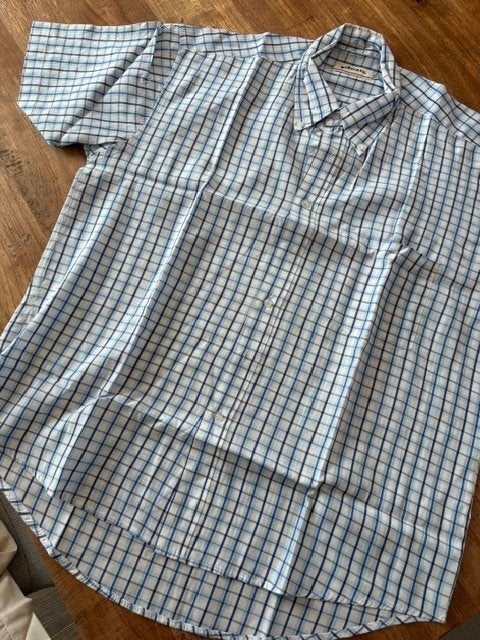 Hemd vintage maat XL, Kleding | Heren, Overhemden, Blauw, Vintage Dressing, Ophalen of Verzenden, Zo goed als nieuw