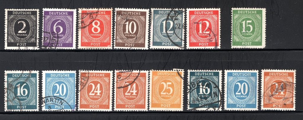 AAS ZONE jaar 1946 gestempeld, Verzenden, Gestempeld