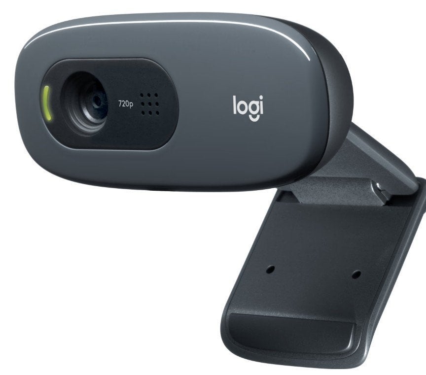 Logitech C270 webcam, Computers en Software, Webcams, Logitech, Ophalen of Verzenden, Zo goed als nieuw, Monitorclip