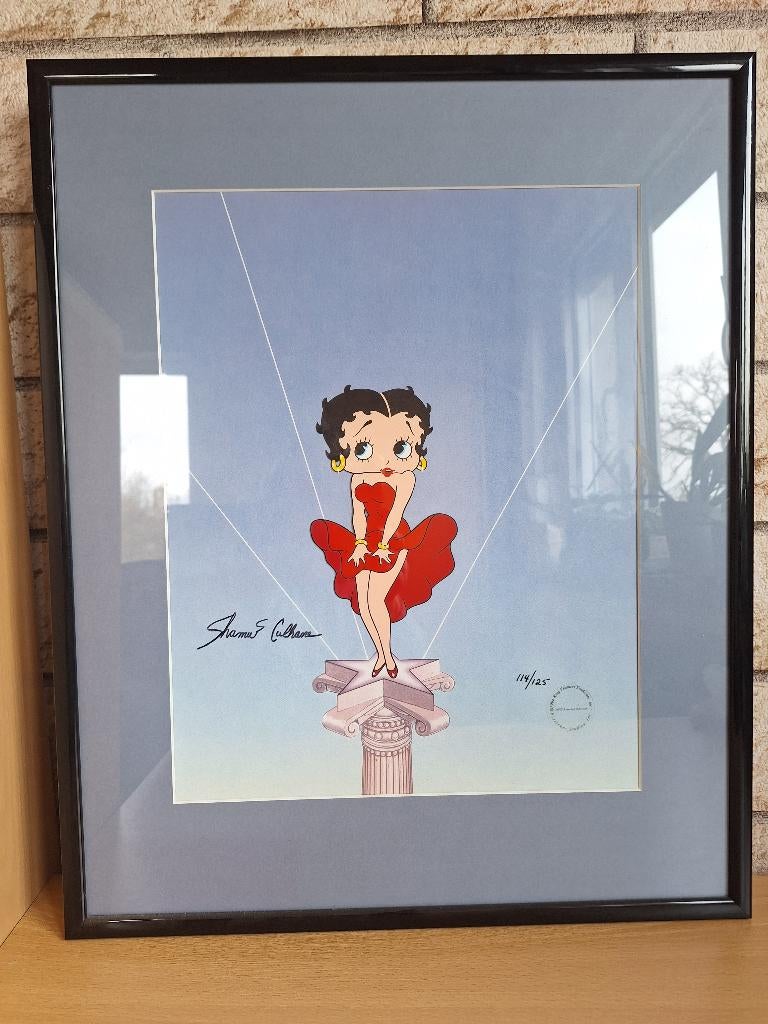 Betty Boop „Betty likes it hot” Certificaat van echtheid, Ophalen of Verzenden, Nieuw, Mens