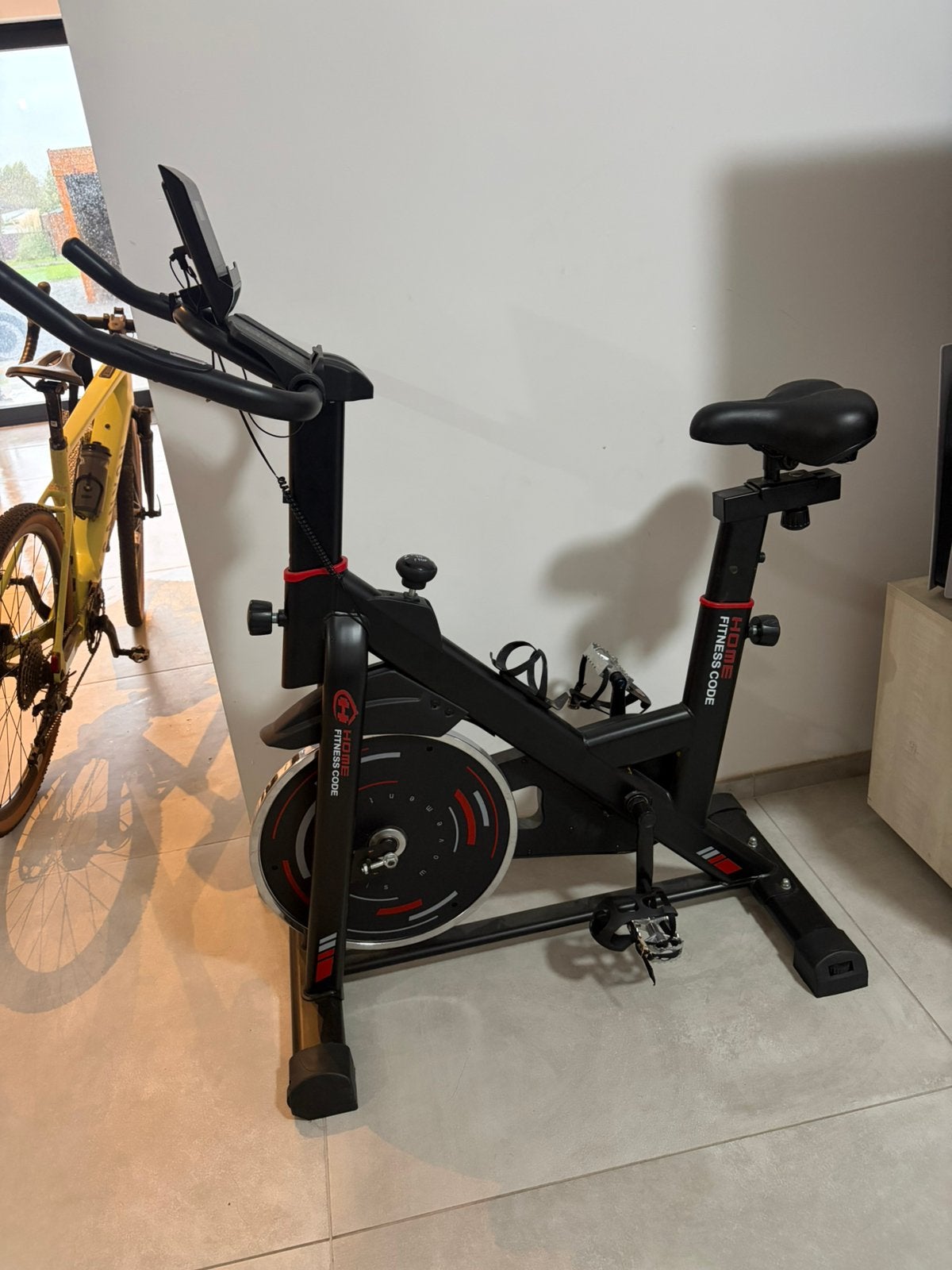 Spinningfiets/ hometrainer te koop!, Enlèvement, Comme neuf, Vélo de spinning