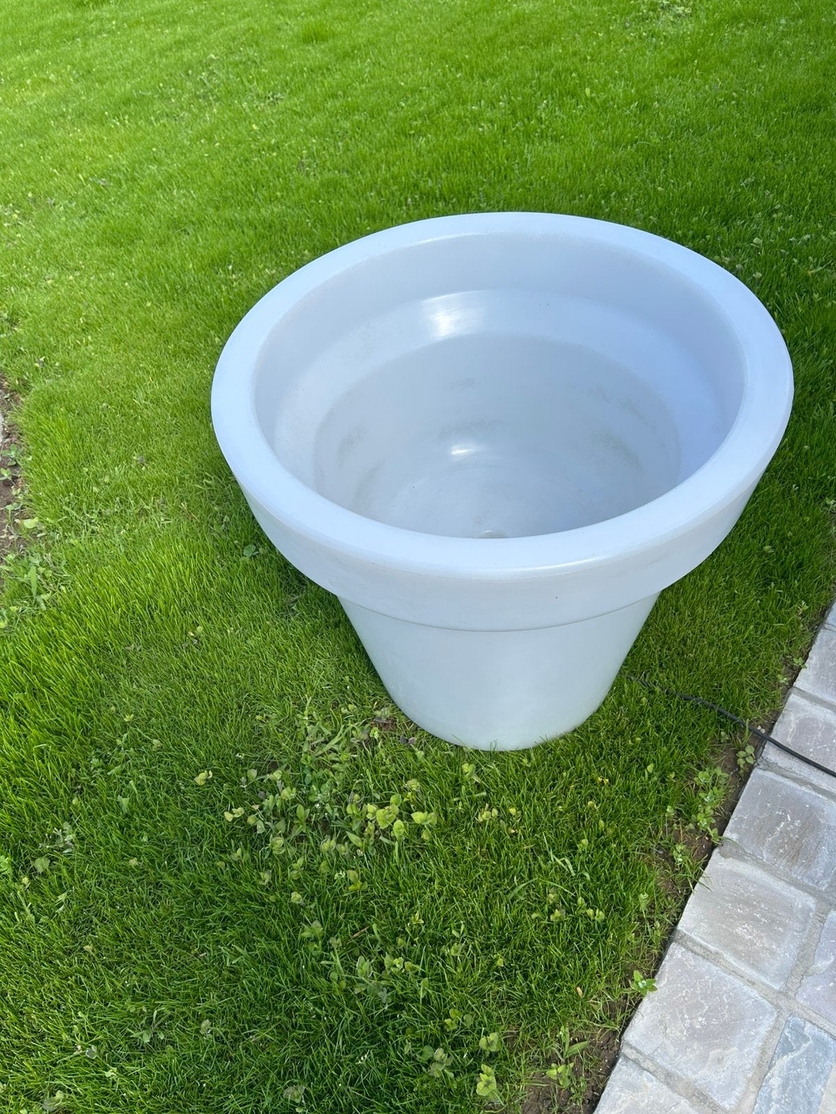 Bloempot met verlichting voor buiten, Ophalen