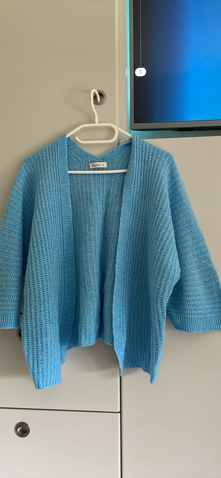 Gebreide cardigan taille U, Kleding | Dames, Ophalen, Zo goed als nieuw
