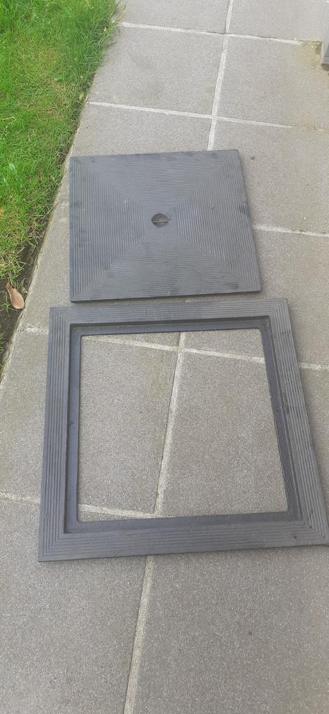 Putdeksels 60 × 60 gietijzer, Doe-het-zelf en Bouw, Ophalen