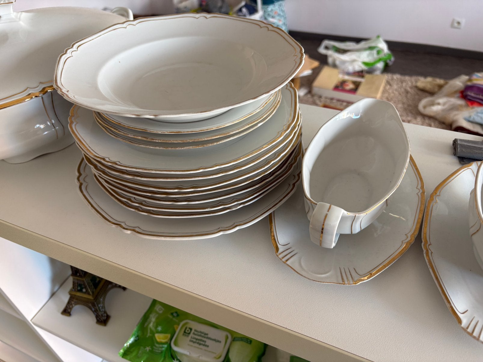 Servies, Ophalen