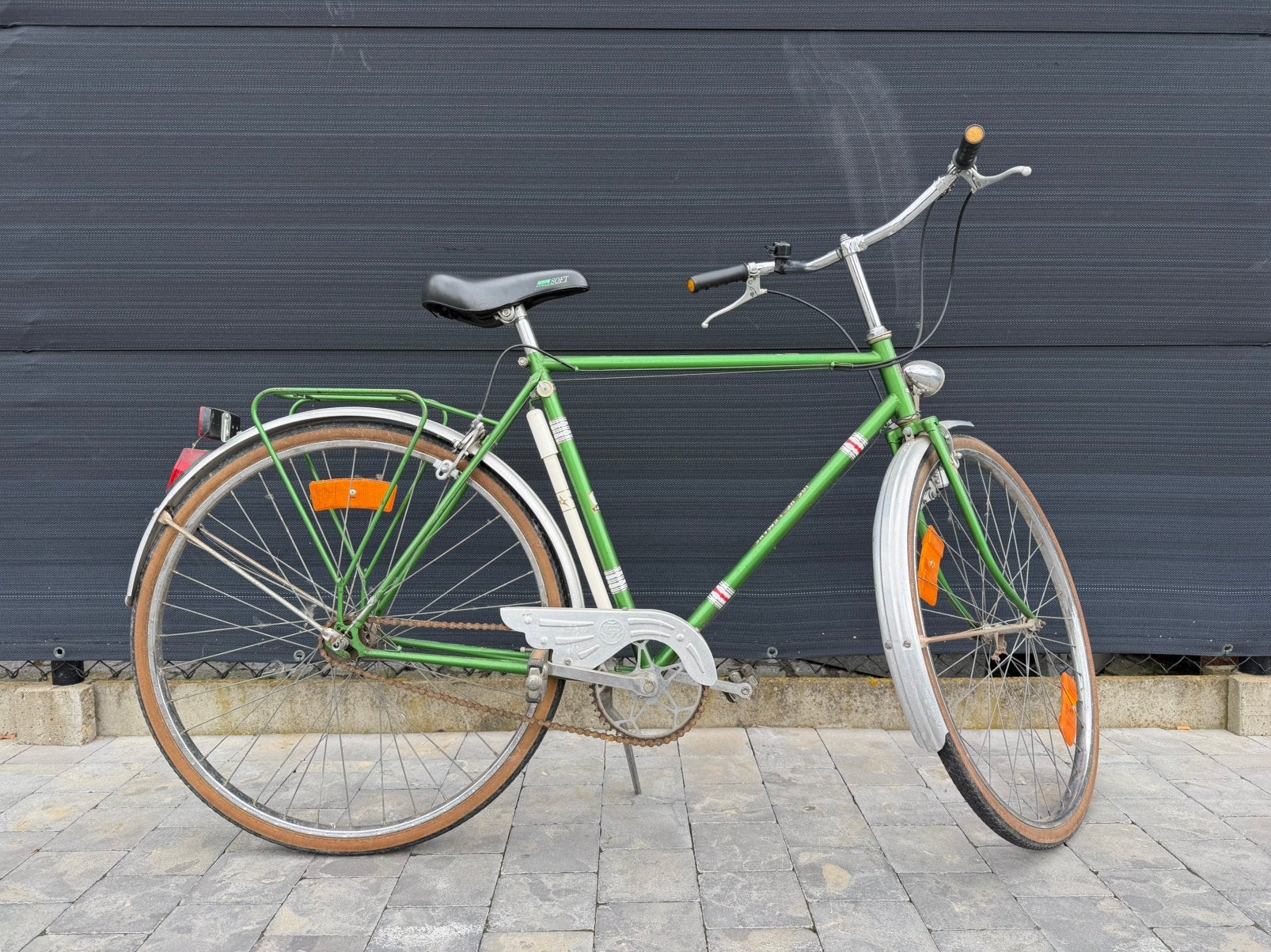 Oude heren stadfiets, Ophalen