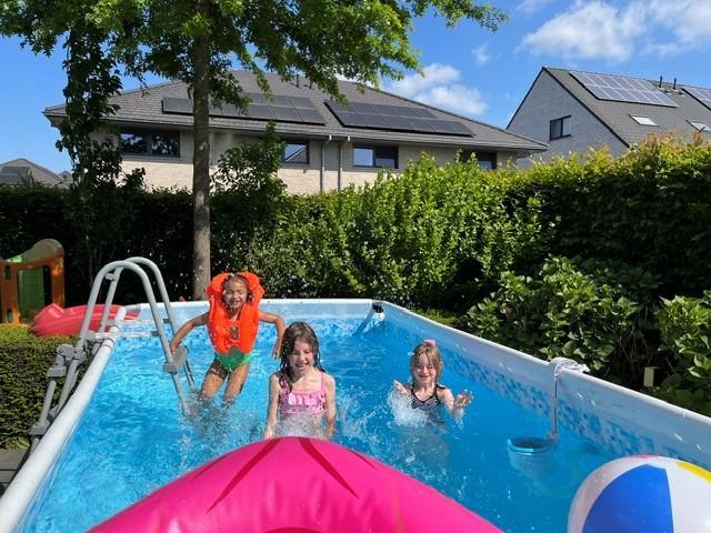 Opstel zwembad en warmtepomp, Gebruikt, Minder dan 200 cm, Rechthoekig, Ophalen