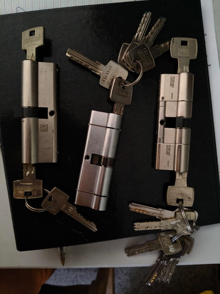 Sloten + sleutels, Bricolage & Construction, Neuf, Moins de 200 cm, Porte extérieure, Moins de 80 cm