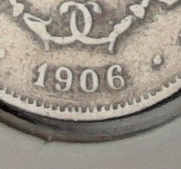 België – 5 cent – 1906-NL. (Ref 042-1), Ophalen of Verzenden, Metaal, Losse munt
