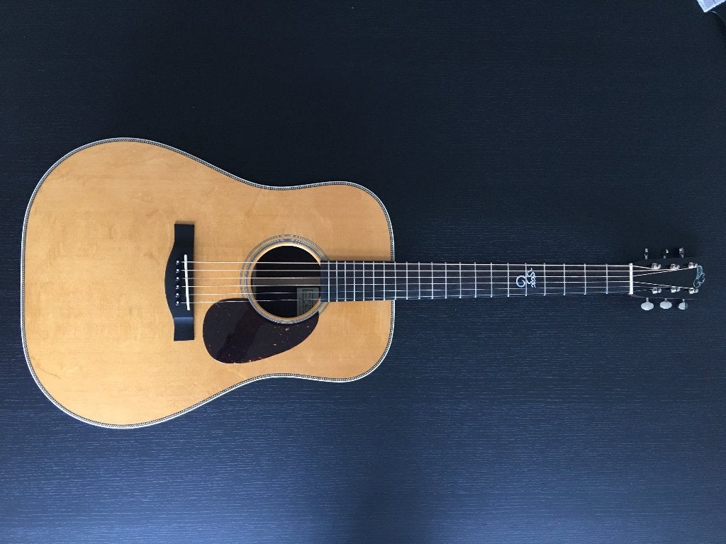 Santa Cruz B/PW Brad Paisley Signature Model, Muziek en Instrumenten, Ophalen, Zo goed als nieuw, Western- of Steelstringgitaar