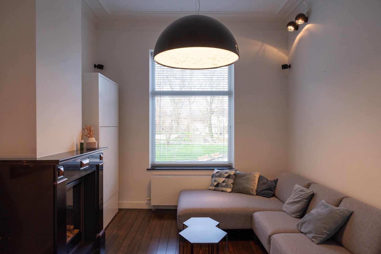Flos Skygarden 2 hanglamp (90 cm) glanzend zwart, Huis en Inrichting, Overige materialen, Modern, E27 (groot), Zo goed als nieuw