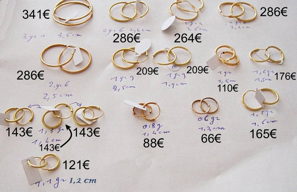 Boucles d'oreille Créoles simples fines or jaune 18K NEUVES, Bijoux, Sacs & Beauté, Boucles d'oreilles, Neuf, Or, Pendantes, Jaune