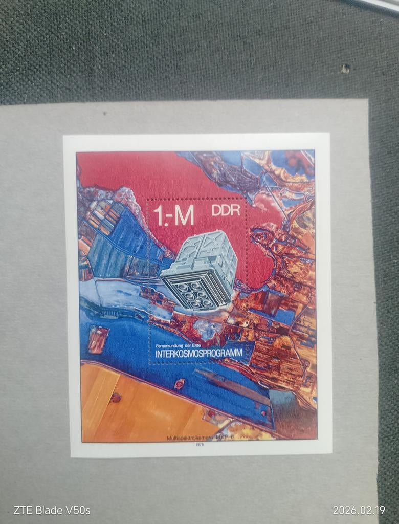 Postzegels Kosmos ruimtevaart DDR, Ophalen of Verzenden
