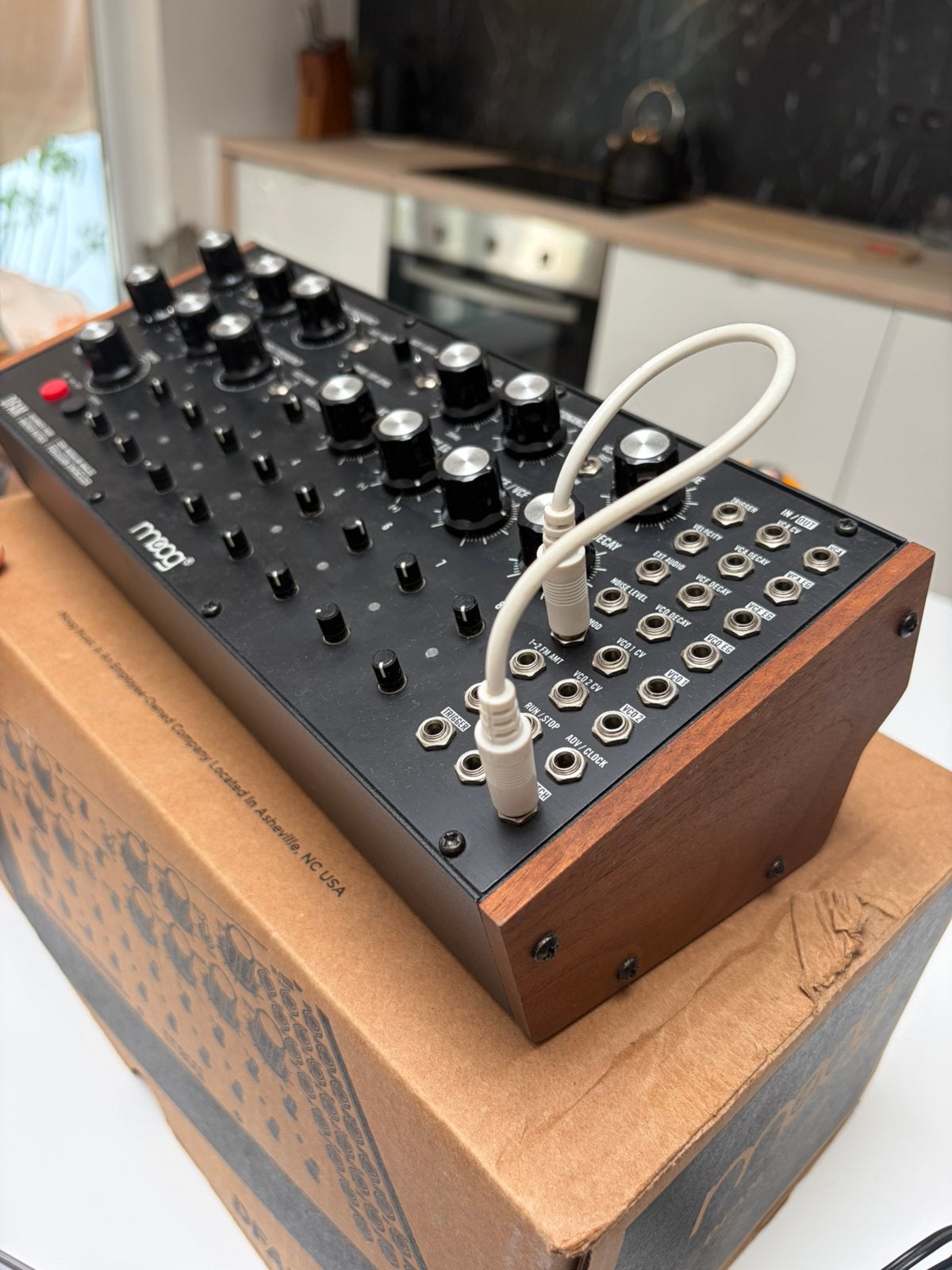 Moog DFAM + Mother 32 + protège-terrasse + housse, Enlèvement ou Envoi, Comme neuf