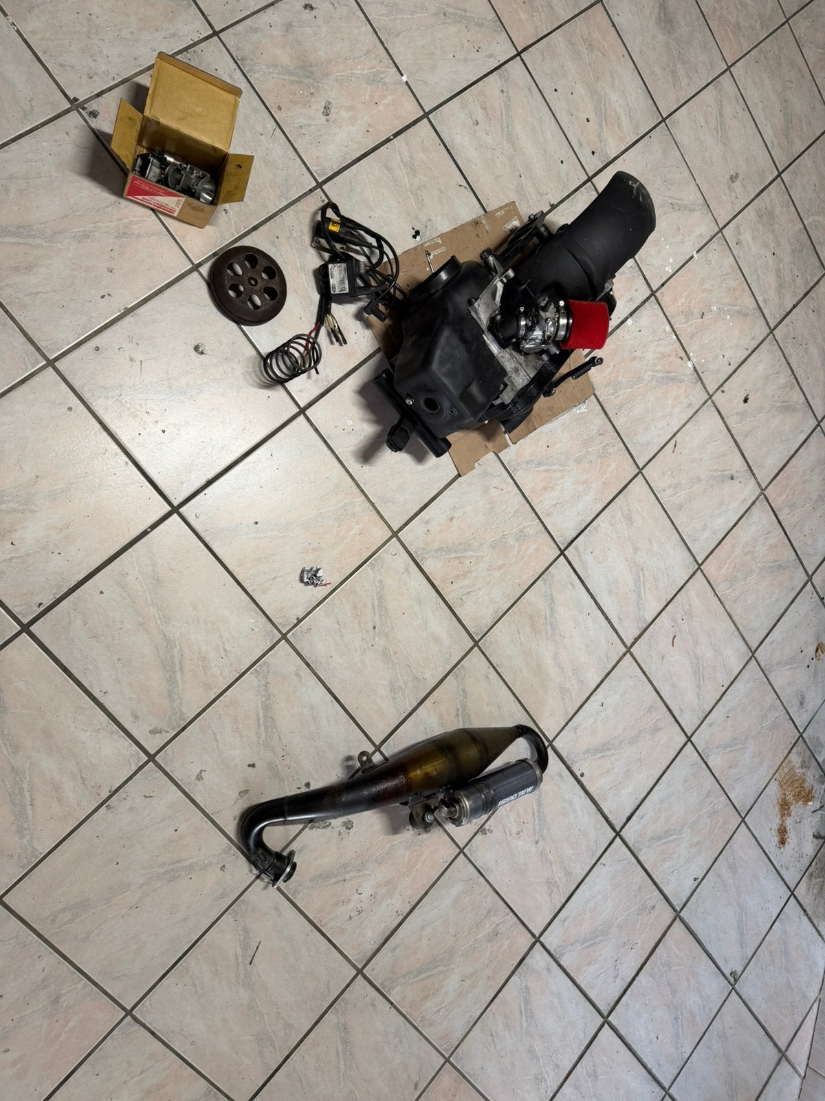 Skr 172 cc blok, Motoren, Ophalen