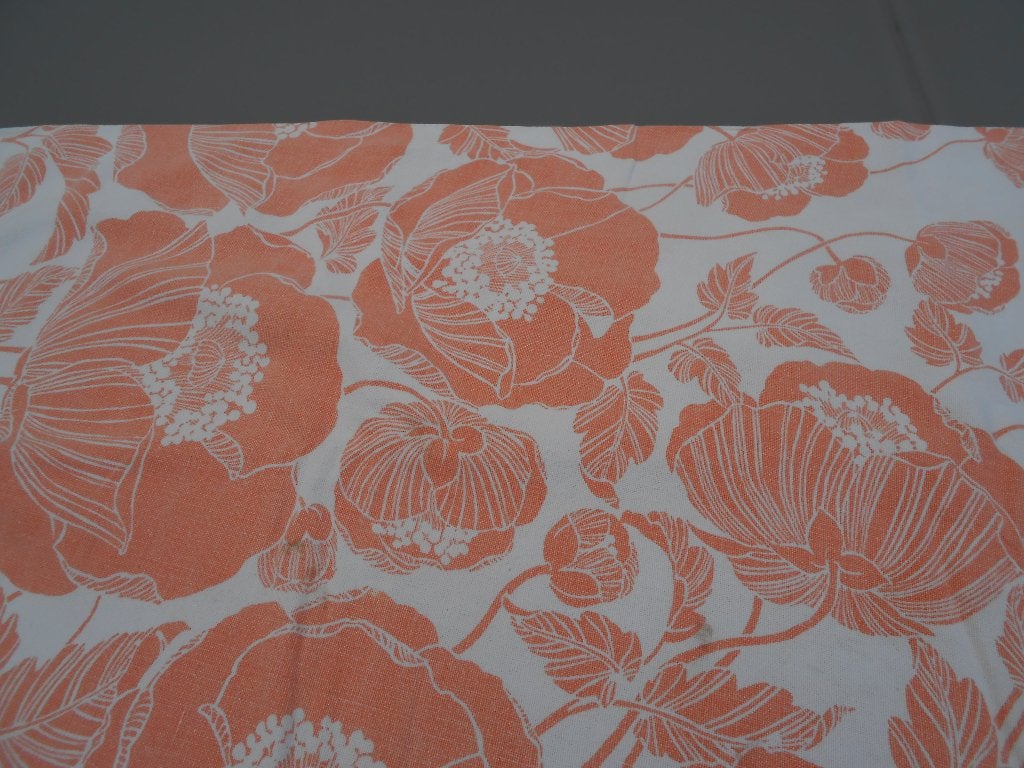 ** vintage oranje rond tafellaken, Huis en Inrichting, Ophalen of Verzenden, Rond, Oranje