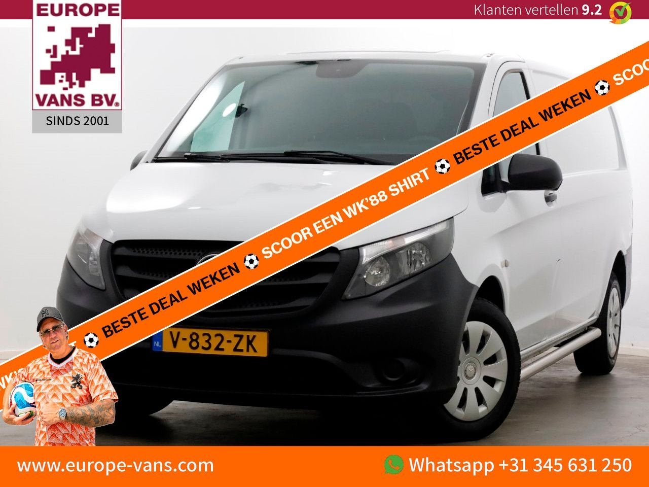 Mercedes-Benz Vito 111 CDI 115pk E6 XL Extra Lang Airco/Came, Autos, Achat, Entreprise, Mercedes-Benz, Diesel