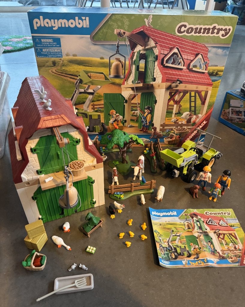 Ferme Playmobil, Enlèvement ou Envoi, Comme neuf, Ensemble complet