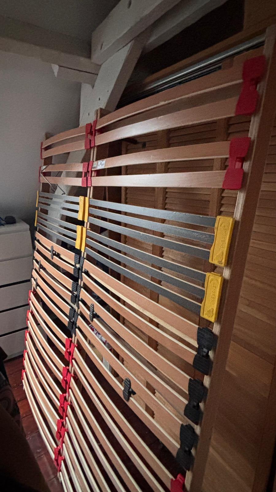Sommiers avec pieds, Ophalen, Zo goed als nieuw, 80 cm, Bedbodem