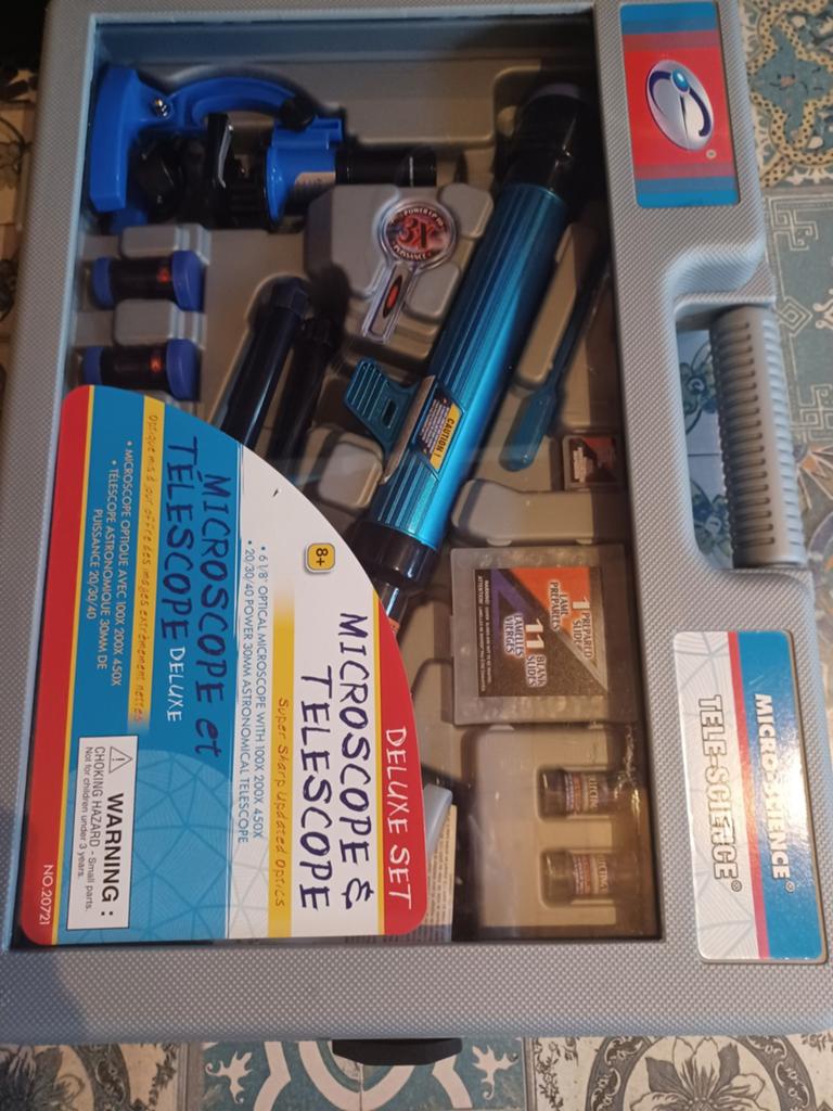 Microscope&telescope deluxe set., Ophalen of Verzenden