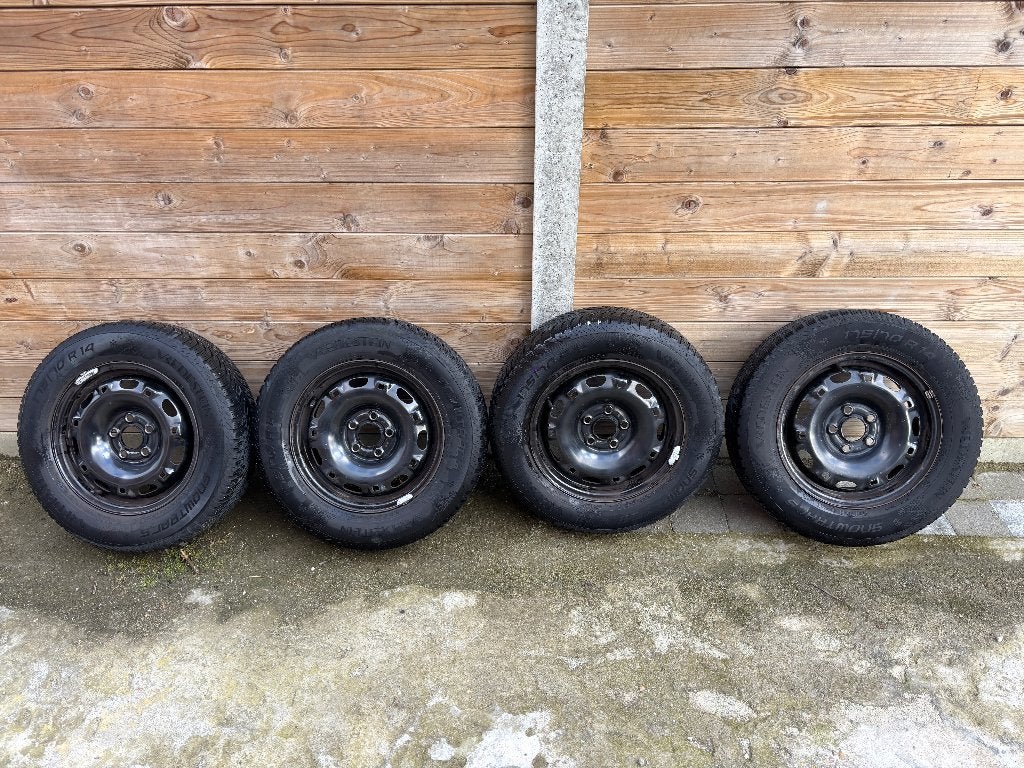 Kit de pneus d'hiver VW/Seat/Skoda, Autos : Pièces & Accessoires, Pneus & Jantes, 14 pouces, Pneus et Jantes, Pneus hiver, 175 mm