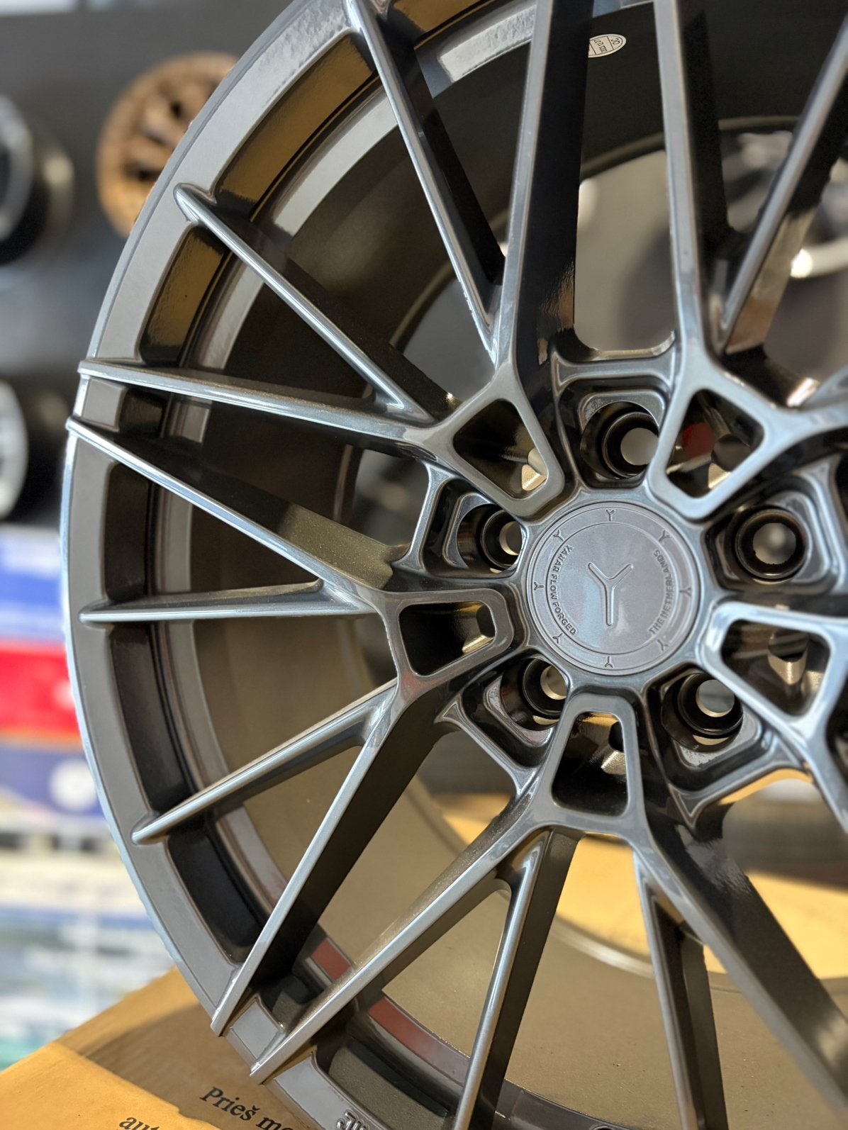 19” yanar wheels isp-32 antraciet dark, Ophalen