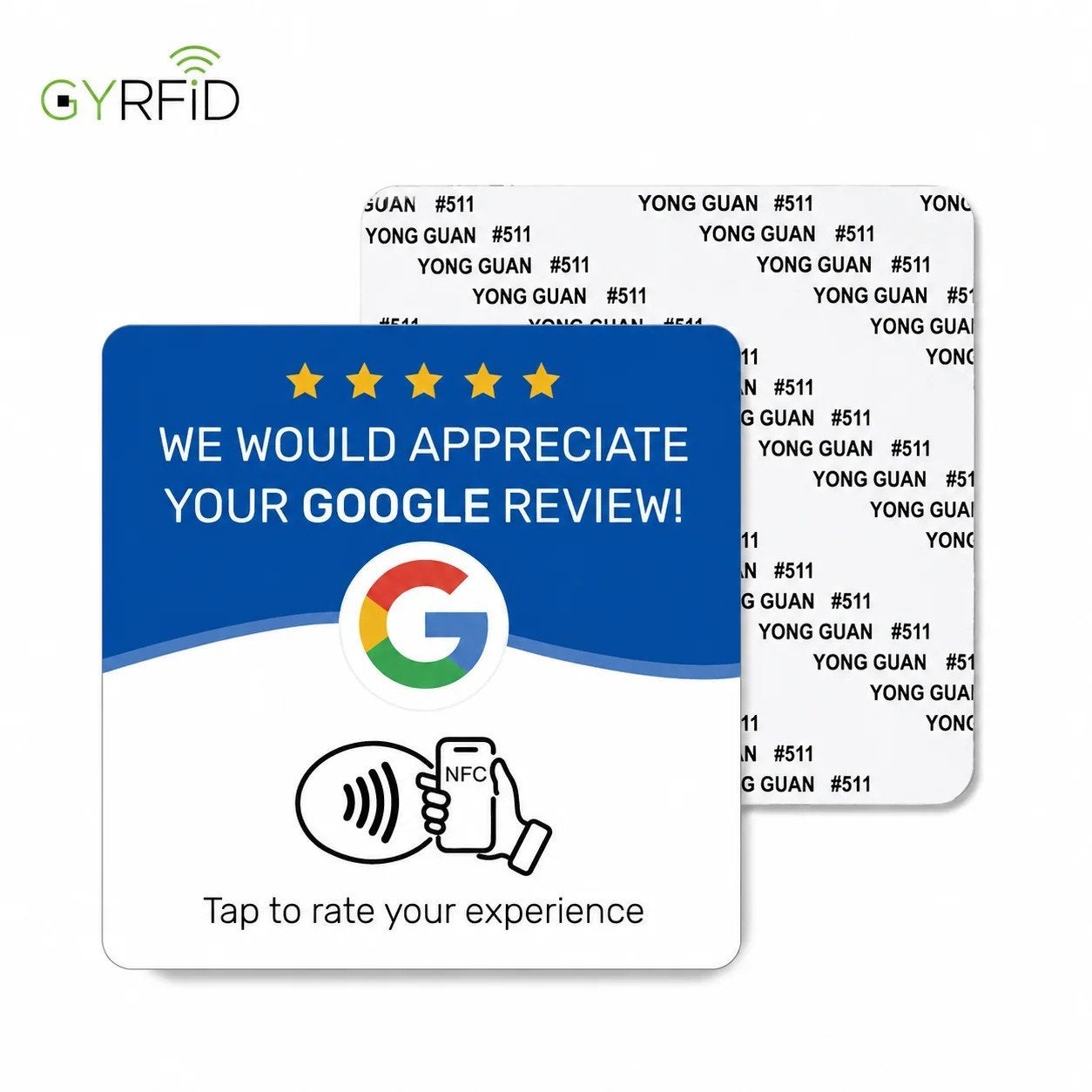 Google review nfc-kaart, Contacten en Berichten, Advies en Oproepen