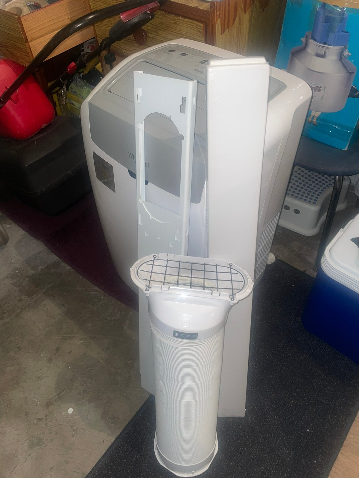 Mobiele airco (vaste prijs), Elektronische apparatuur, Airco's, Ophalen, Zo goed als nieuw, Mobiele airco, Afstandsbediening