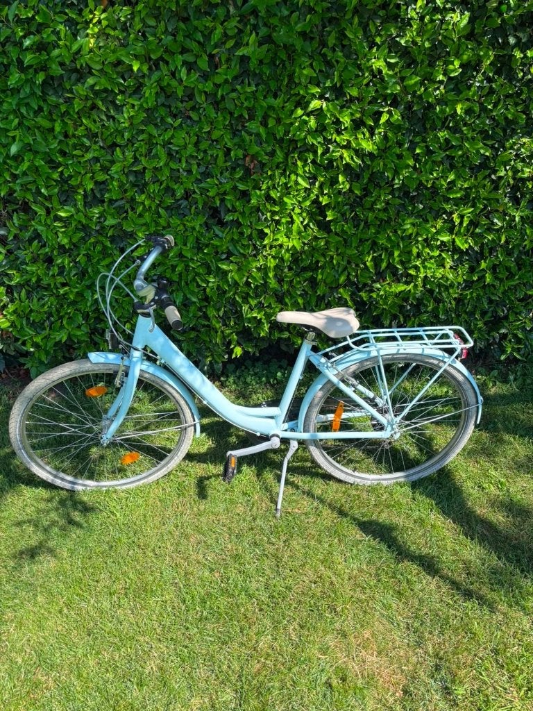 Meisjesfiets 26 inch lichtblauw, Gebruikt, Velgrem, Versnellingen, Xoxo