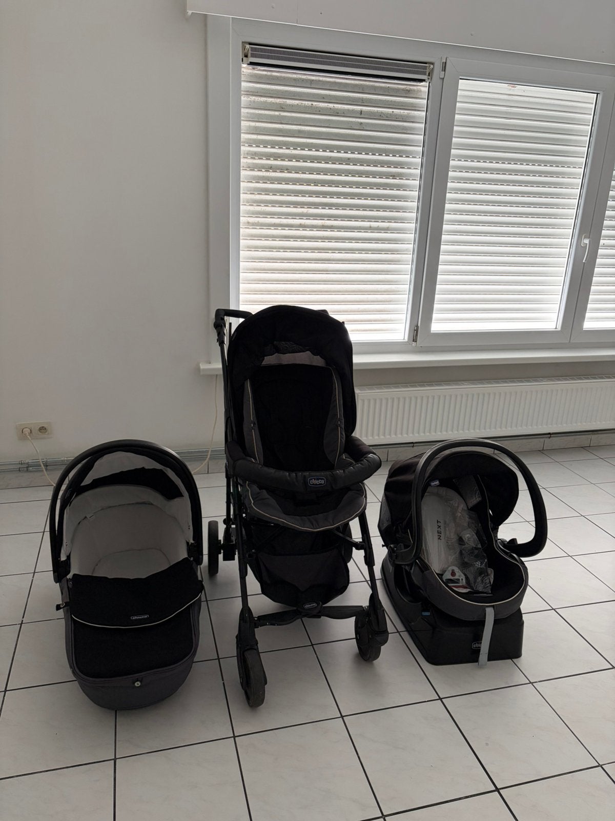 Chicco kinderwagen 3 in 1, Kinderen en Baby's, Kinderwagens en Combinaties, Ophalen of Verzenden, Zo goed als nieuw, Kinderwagen