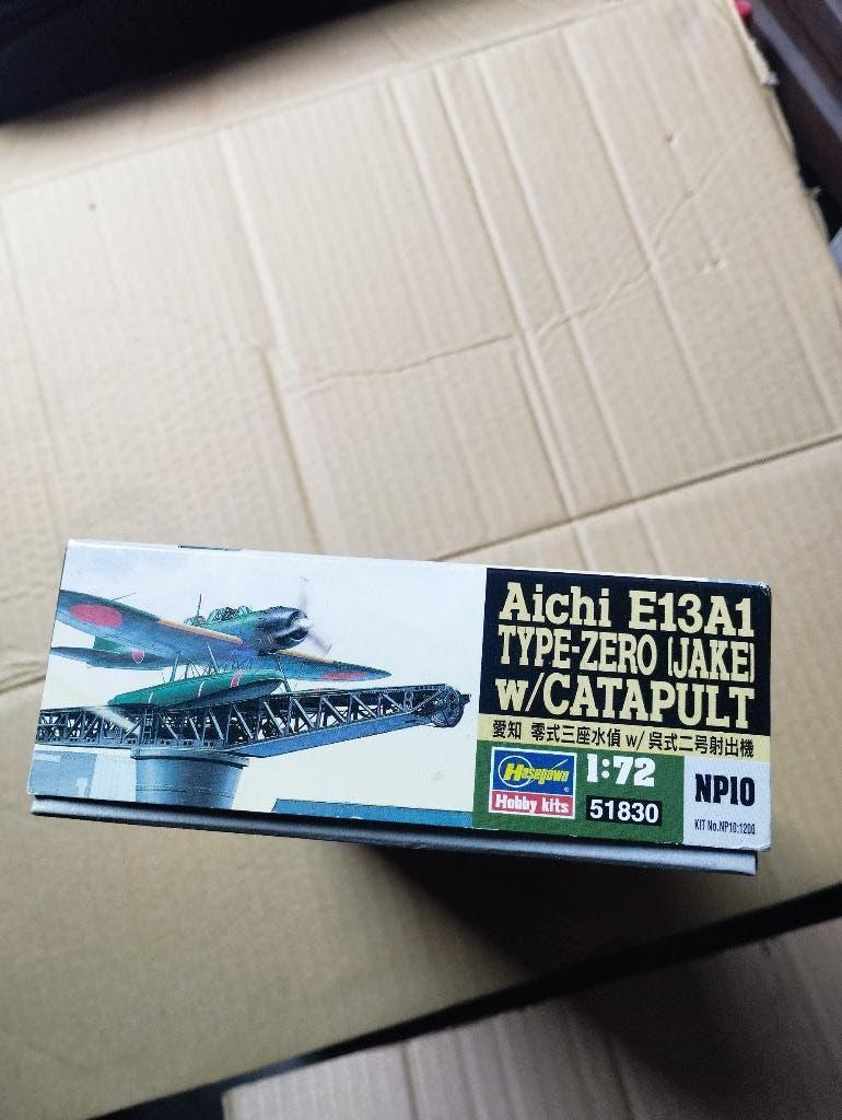 Aichi E13A1 Type-Zero (Jake) w/Catapult, Hasegawa 51830, Neuf, Hasegawa, Enlèvement ou Envoi, 1:72 à 1:144