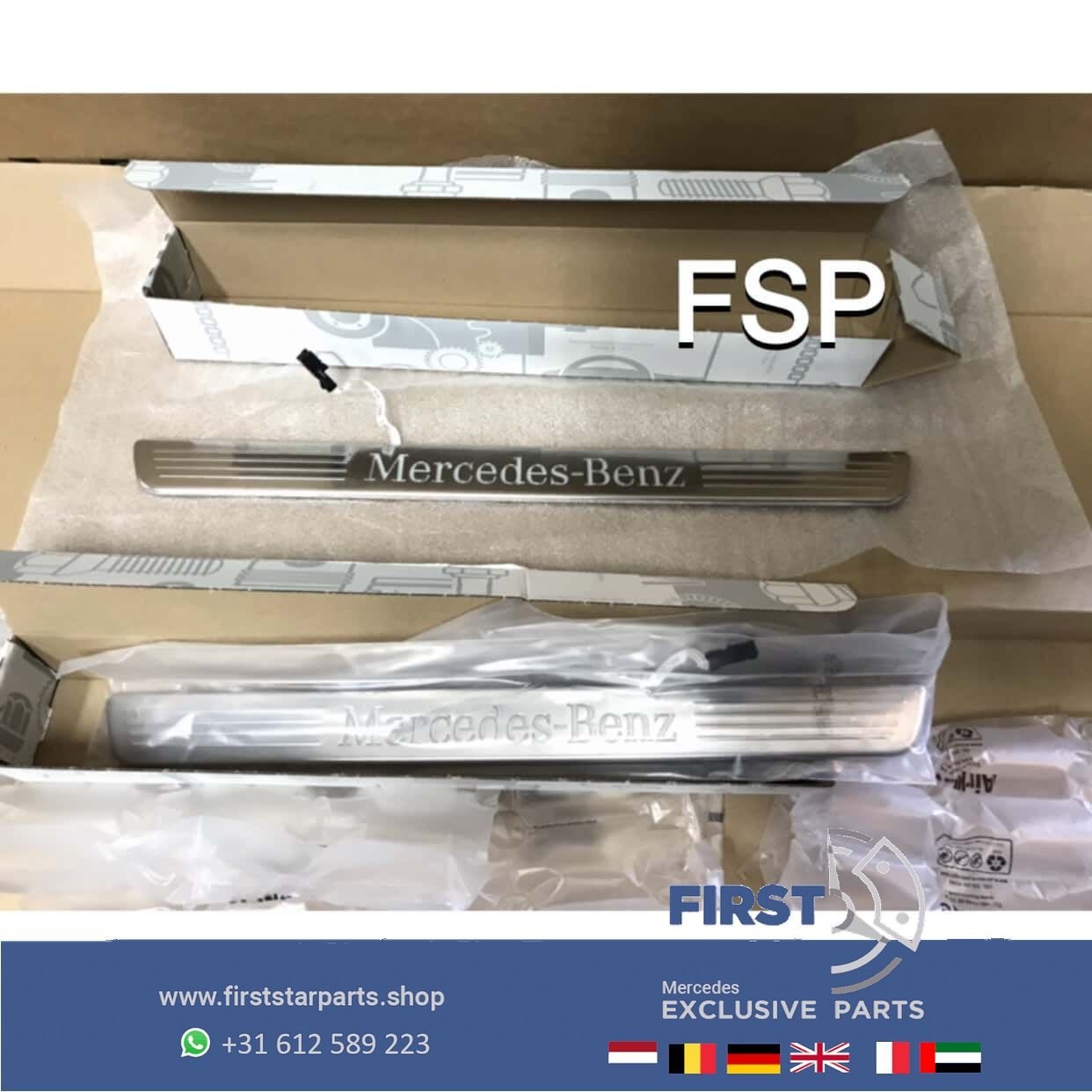 VERLICHTE INSTAPLIJST DORPELLIJST Mercedes W176 W117 W156 W2, Utilisé, -, Gauche, -