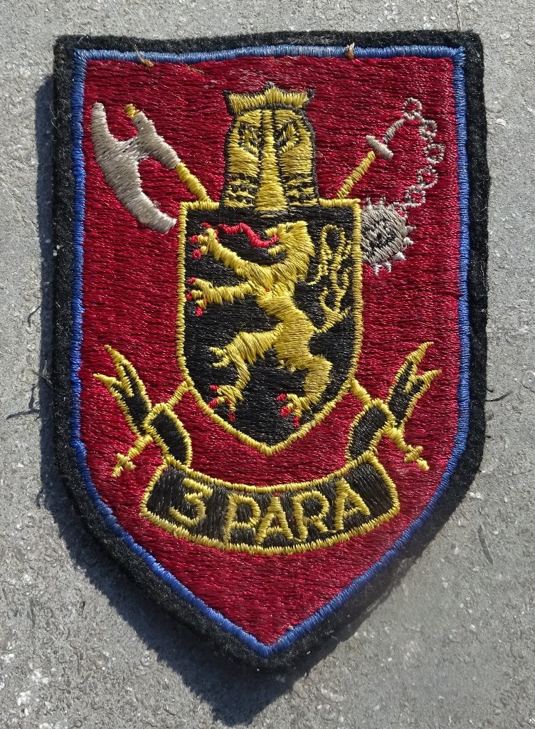 BELGIQUE: ABL / 3PARA - INSIGNE BRODE, Verzenden, Landmacht, Embleem of Badge