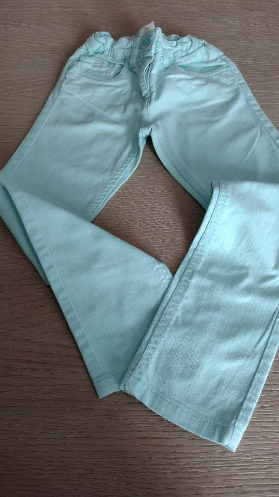 groen broek maat 116, Enfants & Bébés, Vêtements enfant | Taille 116, Enlèvement ou Envoi, Comme neuf, Fille, Pantalon