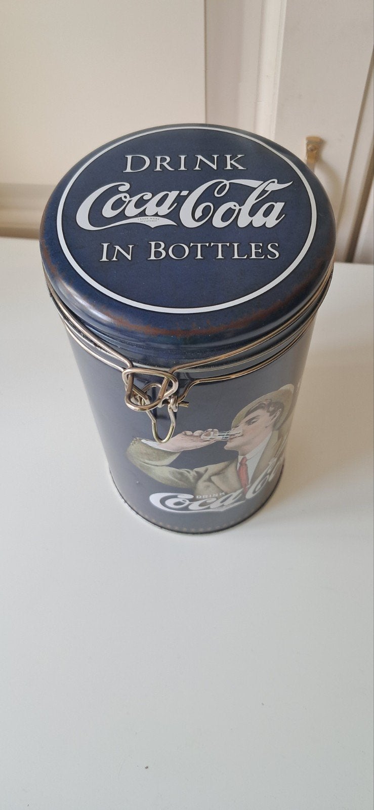 COCA COLA - blikken doos, Verzamelen, Ophalen