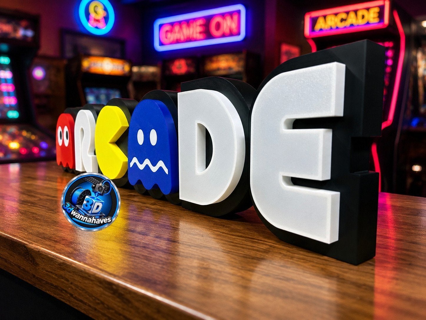 Cette magnifique boîte à lumière Arcade est un véritable inc, Enlèvement ou Envoi, Neuf, Table lumineuse ou lampe (néon)