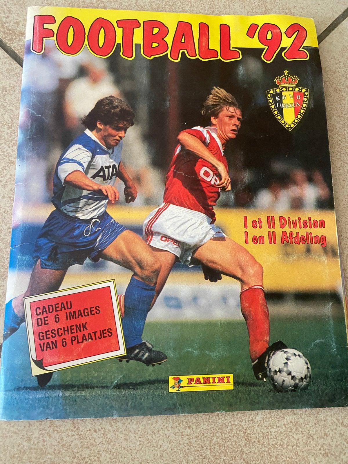Album de foot 92 panini, Enlèvement, Comme neuf