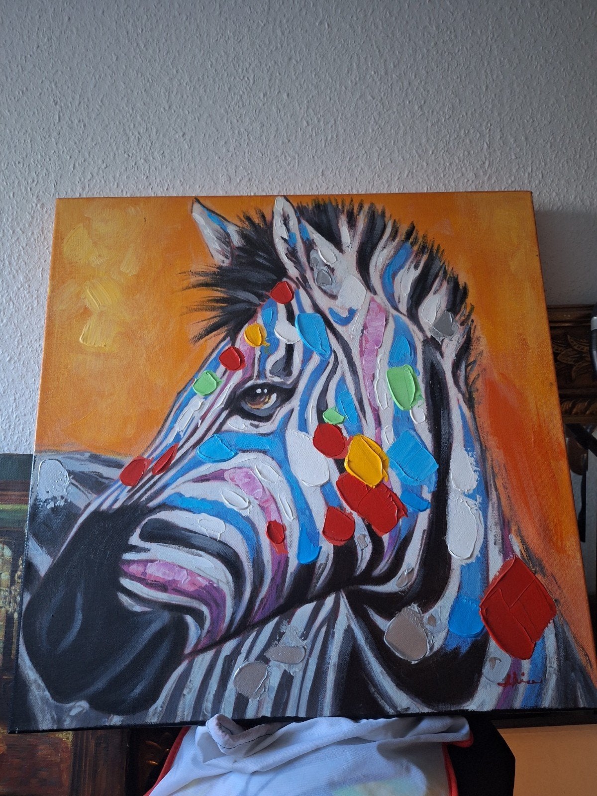 Prachtig schilderij op canvas, Antiek en Kunst