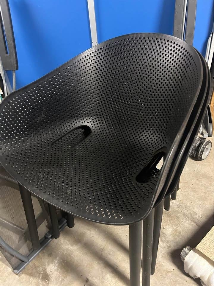 chaises extérieures, Enlèvement, Comme neuf, Empilable